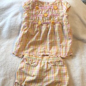 Gymboree short outfit